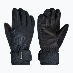 Guanti da sci per bambini Ziener Leif-Z GTX black/gray ink camo