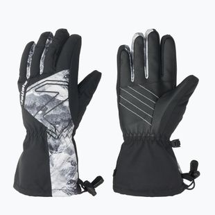 ZIENER Laval Aquashield AW nero/grigio guanto da sci per bambini di montagna