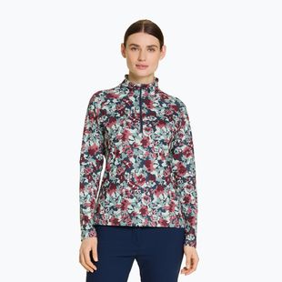 Maglia donna termo attiva a maniche lunghe ZIENER Jarps con stampa floreale