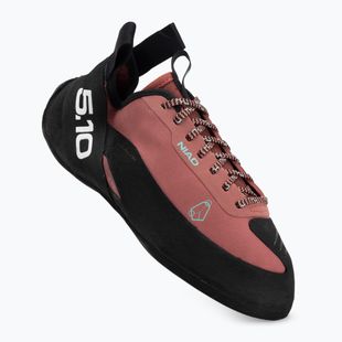 Scarpe da arrampicata da uomo adidas Five Ten Niad Lace core black/crew red/acid mint