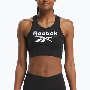 Reggiseno da allenamento Reebok Identity Big Logo donna nero