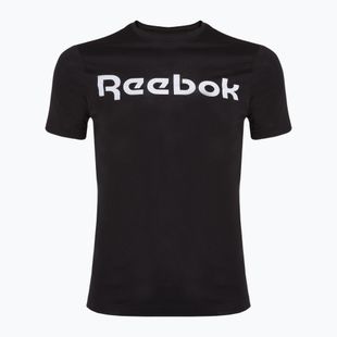 Uomo Reebok Gs Linear Read T-shirt nero/bianco