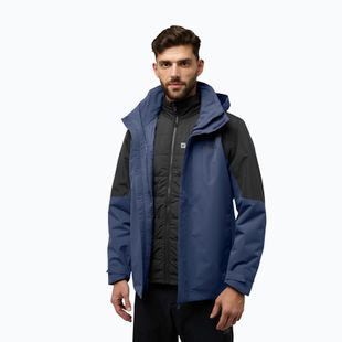 Jack Wolfskin giacca 3 in 1 da uomo Romberg 3In1 cielo di mezzanotte