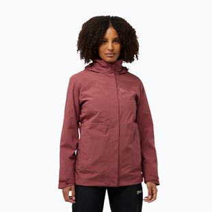 Jack Wolfskin donna Rotwand 3In1 felpa in pile rosso ocra