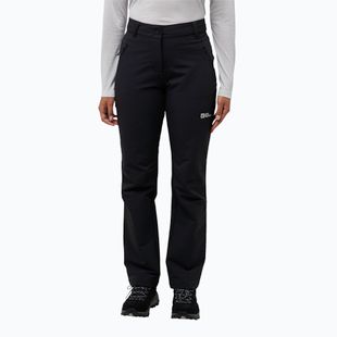 Pantaloni softshell da donna Jack Wolfskin Activate Thermic neri