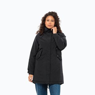 Jack Wolfskin giacca invernale da donna Talforst Parka nero