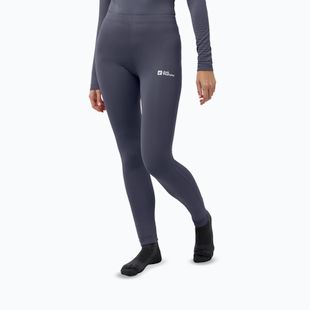 Pantaloni termoattivi Jack Wolfskin da donna Infinite Warm grafite