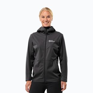 Jack Wolfskin giacca softshell da donna Feldberg Hoody nero
