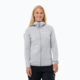 Jack Wolfskin giacca in pile da donna Kolbenberg Hooded Fz cool grey
