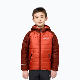 Piumino da bambino Jack Wolfskin Zenon arancione corallo