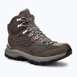 Scarpe da trekking Jack Wolfskin Cyrox Texapore Mid da uomo, caffè freddo
