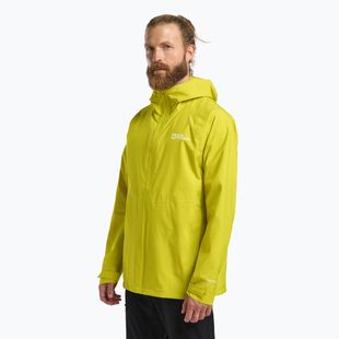 Jack Wolfskin Prelight 2.5L LT chartreuse giacca da pioggia da uomo