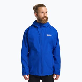 Jack Wolfskin Prelight 2.5L LT giacca da pioggia da uomo blu vibrante