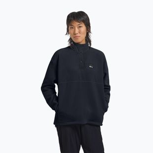 Felpa in pile Sumetro Half Zip da donna Jack Wolfskin navy scuro