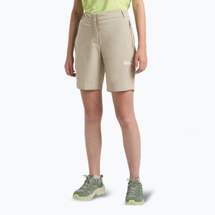 Pantaloncini da trekking Jack Wolfskin da donna Hikeout stone