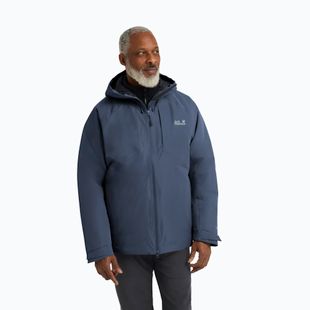 Piumino da uomo Jack Wolfskin Icecape 2L Down Ins Rds midnight sky