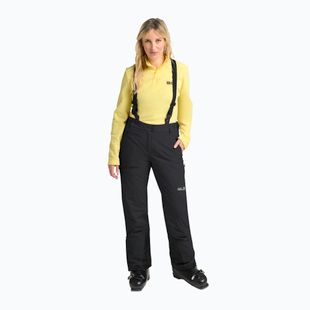 Pantaloni da sci da donna Jack Wolfskin Flowline Pro 2L Ins neri