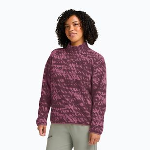 Felpa da trekking donna Jack Wolfskin Big Sky Half Zip raisin