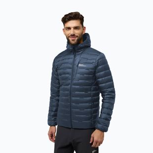 Giacca imbottita da uomo Jack Wolfskin Passamani Down Hoody midnight sky