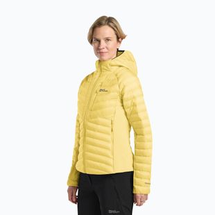 Giacca imbottita da donna Jack Wolfskin Routeburn Pro Ins lemon ice
