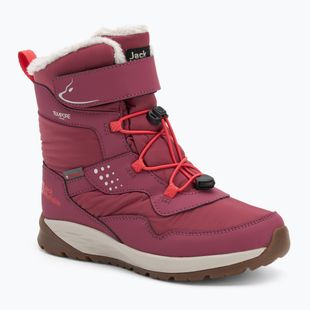 Scarpe per bambini Jack Wolfskin Polar Bear-G Texapore High Vc raisin