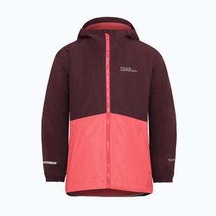 Giacca 3in1 per bambini Jack Wolfskin Iceland 3IN1 sunset coral