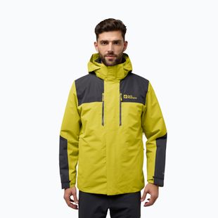 Giacca 3in1 da uomo Jack Wolfskin Jasper 3In1 chartreuse