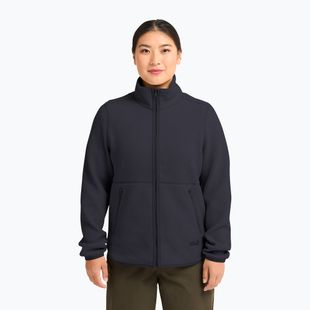 Felpa in pile da donna Jack Wolfskin Lite Curl Full Zip dark navy
