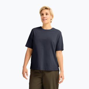 Maglietta da trekking da donna Jack Wolfskin Travel T dark navy