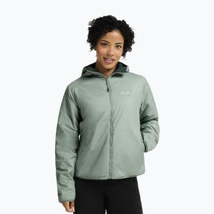 Giacca imbottita da donna Jack Wolfskin Trail Light Ins 2IN1 green zinnia