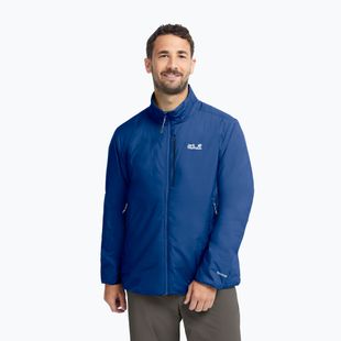 Giacca imbottita da uomo Jack Wolfskin Trail Light Ins 2IN1 blue orchid