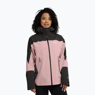 Giacca antipioggia da donna Jack Wolfskin Rockpaw 3L rosegarden