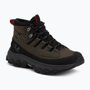 Scarpe da trekking da uomo Jack Wolfskin Apex Hike Texapore Mid obsidian moss