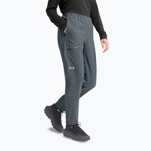 Pantaloni da trekking da donna Jack Wolfskin Prelight Trail grey odessa
