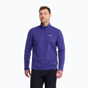 Pile uomo Jack Wolfskin Trail Half Zip glow ink