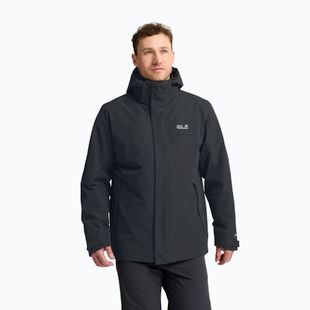 Giacca 3-in-1 da uomo Jack Wolfskin Stonelite 3In1 phantom