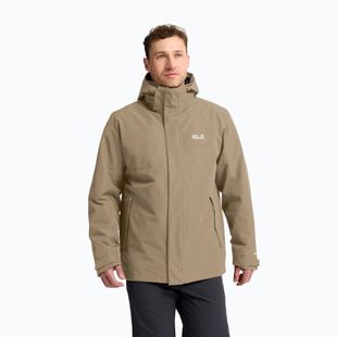 Giacca 3-in-1 da uomo Jack Wolfskin Stonelite 3In1 hazel wood