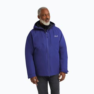 Piumino uomo Jack Wolfskin Icecape 2 l Down Ins Rds glow ink