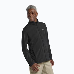 Pile uomo Jack Wolfskin Wild Rebel 200 Full Zip paw black