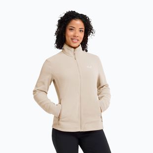 Pile donna Jack Wolfskin Taunus 100 Full Zip oyster