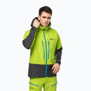 Giacca da sci Jack Wolfskin Alpspitze 3L uomo lime