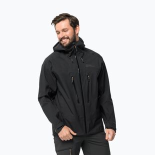 Giacca da pioggia Jack Wolfskin da uomo Kammweg 3L Jkt M phantom