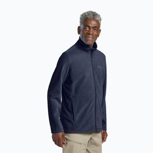 Felpa da trekking Jack Wolfskin Taunus Fz da uomo