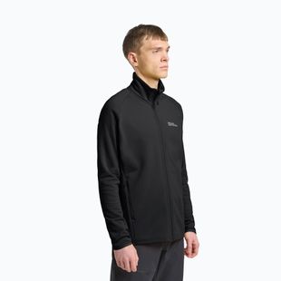 Jack Wolfskin Felpa in pile da uomo Baiselberg Fz nero