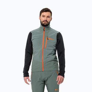 Jack Wolfskin uomo senza maniche Alpspitze verde