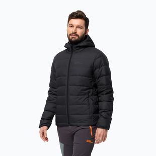 Jack Wolfskin Ather Down Hoody nero per uomo