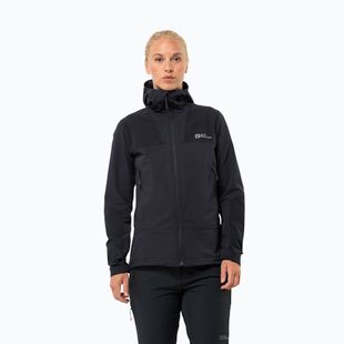 Giacca softshell Jack Wolfskin da donna Andur nero