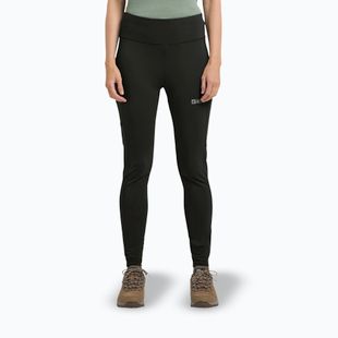 Jack Wolfskin pantaloni da trekking da donna Klintal Tights nero