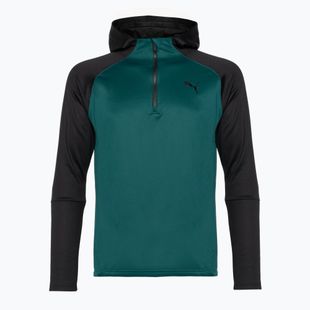 Felpa da allenamento da uomo PUMA Train Off Season PWR Fleece Hoodie verde varsity