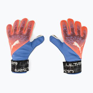 Guanto da portiere PUMA Ultra Protect 3 RC ultra arancio/blu glitterato